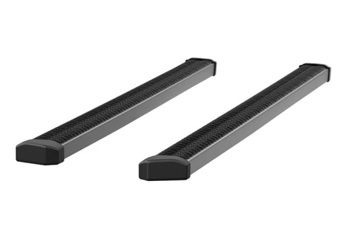 ARIES SlimGrip running steps provide reliable traction and feature a slim profile. 